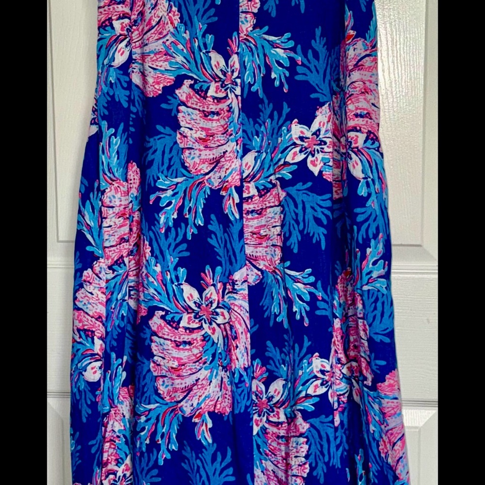 JORGIAN LINEN MIDI DRESS, FOR THE FANS - Picture 5 of 6